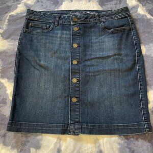 Tommy Hilfiger Button-Front Skirt - Size 10